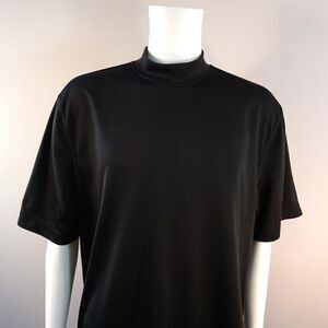 Monterey Club Mens Size XL Golf Shirt Black Color Dry Swing Moister Wicking